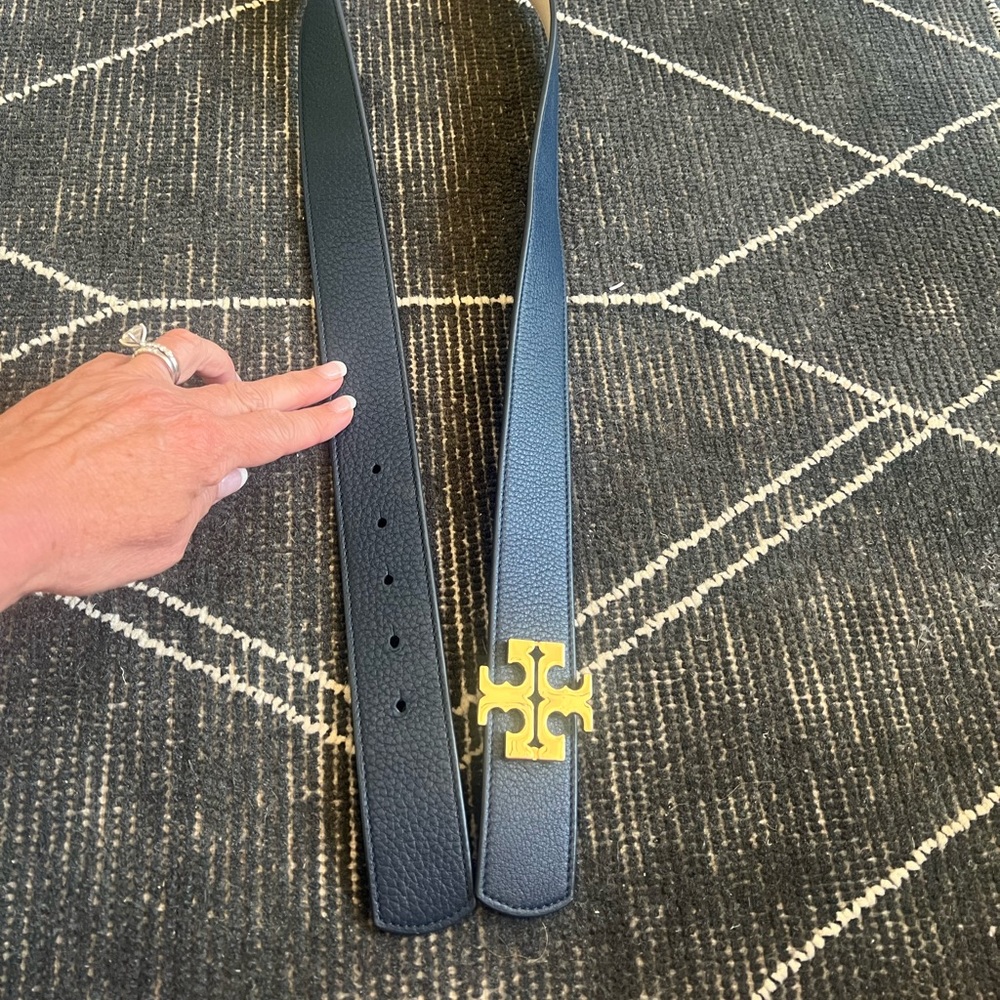 Tory Burch Navy Belt
